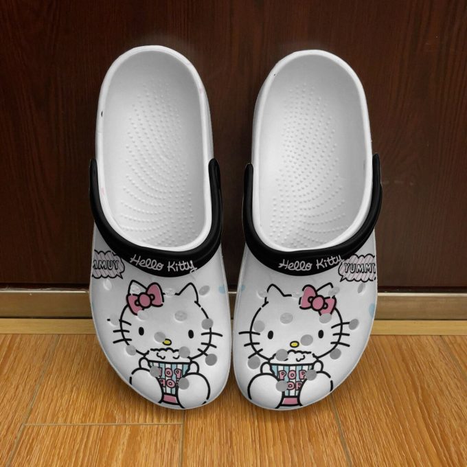 Hello Kitty Yummy Popcorns So Cute Unisex Classic Clogs For Fans Unisex Gifts 2024
