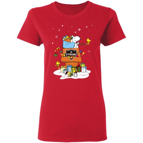 Houston Dynamo Santa Snoopy Shirt: Merry Christmas Gift for Soccer Fans! Houston Dynamo Santa Snoopy Shirt: Merry Christmas Gift for Soccer Fans!