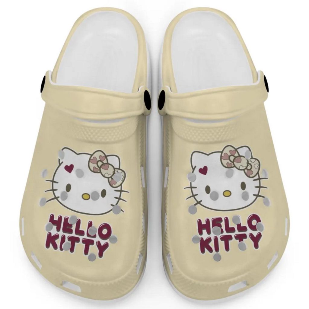 Icon Signature Hello Kitty Banana Clogs For Kids And Adults Fast Shipping Icon Signature Hello Kitty Banana Clogs For Kids And Adults Fast Shipping