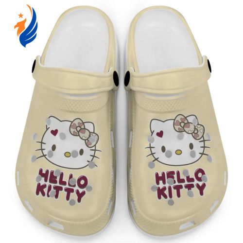 Icon Signature Hello Kitty Banana Clogs For Kids And Adults Fast Shipping
