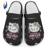 Icon Signature Hello Kitty Black Clogs For Kids And Adults