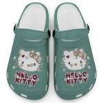 Icon Signature Hello Kitty Chalky Mint Clogs For Kids And Adults Fast Shipping