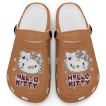 Icon Signature Hello Kitty Dark Orange Clogs For Kids And Adults Fast Shipping