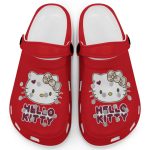 Icon Signature Hello Kitty Red Clogs For Kids And Adults