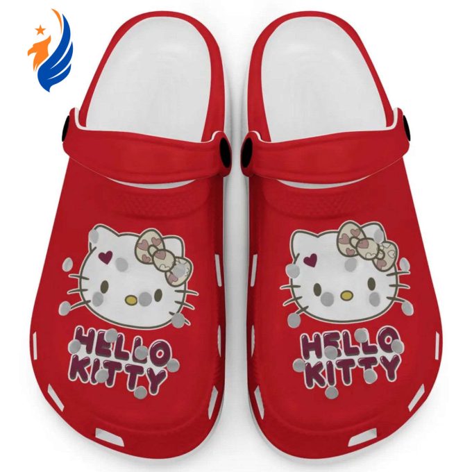 Icon Signature Hello Kitty Red Clogs For Kids And Adults Icon Signature Hello Kitty Red Clogs For Kids And Adults