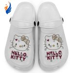 Icon Signature Hello Kitty White Clogs For Kids And Adults Fast Shipping