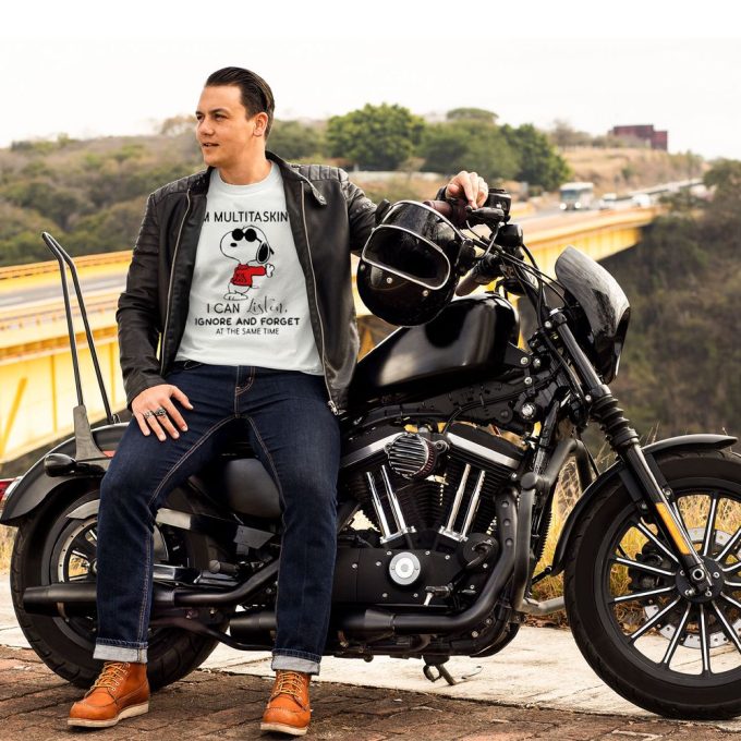 I m Multitasking Snoopy Shirt: Listen Ignore Forget – LS & Hoodie