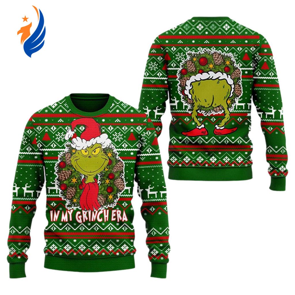 Get Festive in Style with the In My Grinch Era Ugly Sweater – Perfect for Christmas Parties & Holidays! – Gift for Men Women Get Festive in Style with the In My Grinch Era Ugly Sweater – Perfect for Christmas Parties & Holidays! – Gift for Men Women