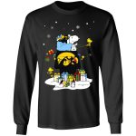 Iowa Hawkeyes Santa Snoopy Christmas Shirt – Festive and Fun Apparel for Hawkeyes Fans!