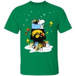 Iowa Hawkeyes Santa Snoopy Christmas Shirt – Festive and Fun Apparel for Hawkeyes Fans!