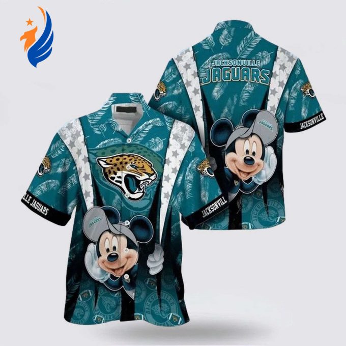 Get Game-Day Ready with Jacksonville Jaguars NFL Mickey Mouse Hawaiian Shirt – Perfect for Fans!