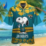 Get In the Island Spirit with Jacksonville Jaguars & Snoopy Hawaiian Shirt #3 – Limited Edition NFL Apparel