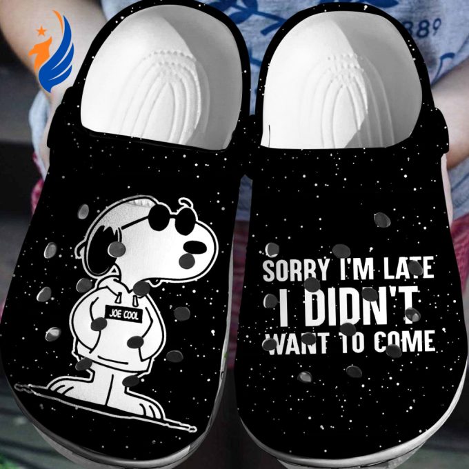 Joe Cool Snoopy Clogs Shoes Joe Cool Snoopy Clogs Shoes