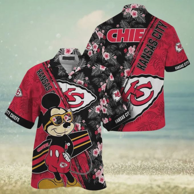 Shop Chiefs Mickey Aloha Hawaiian Shirt – Kansas City NFL Fan Gear