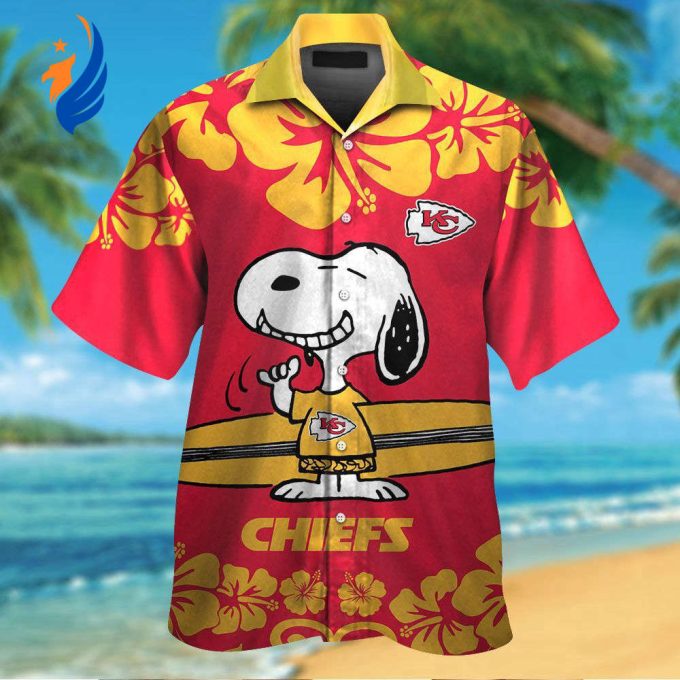 Chiefs & Snoopy Hawaiian Shirt #2 – Stylish Kansas City Football Apparel Chiefs & Snoopy Hawaiian Shirt #2 – Stylish Kansas City Football Apparel
