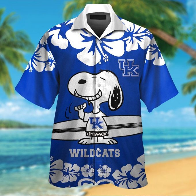 Shop the Trendy Kentucky Wildcats & Snoopy Hawaiian Shirt #2 – Perfect for Fans and Summer Fun!