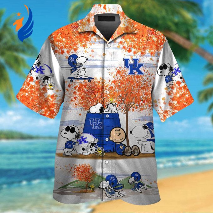 Kentucky Wildcats & Snoopy Hawaiian Shirt: Celebrate in Style with this Unique Sports Fan Apparel