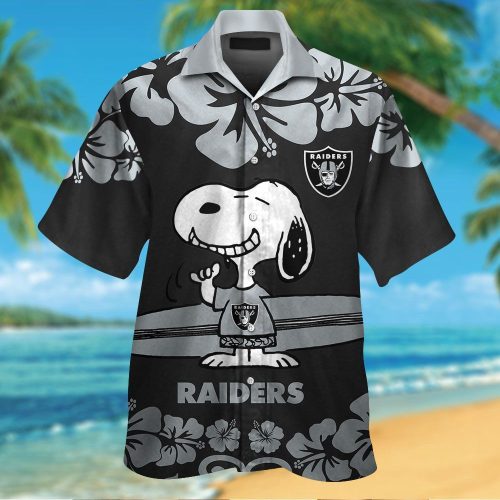 Show Your Team Spirit with a Stylish Las Vegas Raiders & Snoopy Hawaiian Shirt Show Your Team Spirit with a Stylish Las Vegas Raiders & Snoopy Hawaiian Shirt