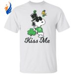 Leprechaun Woodstock Kiss Me Snoopy St Patricks Day Shirt – Festive Irish Green Tee for Luck & Fun!