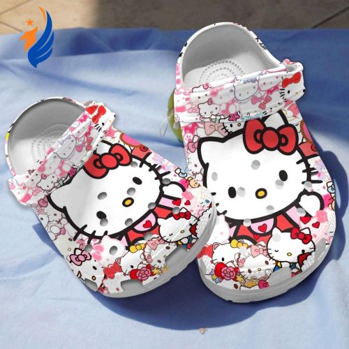 Lightweight And Durable Hello Kitty Clogs Shoes
