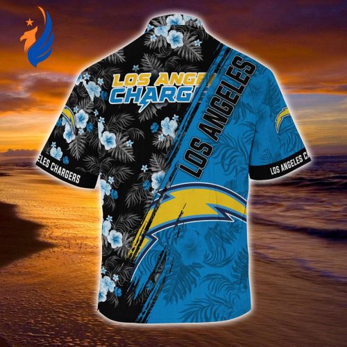 Los Angeles Chargers NFL-Summer Hawaii Shirt Mickey and Floral Pattern for Sports Fans – TU33141