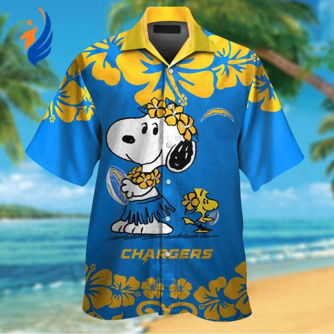 Los Angeles Chargers & Snoopy Hawaiian Shirt: Show Your Team Spirit with this Fun NFL Collaboration! Los Angeles Chargers & Snoopy Hawaiian Shirt: Show Your Team Spirit with this Fun NFL Collaboration!