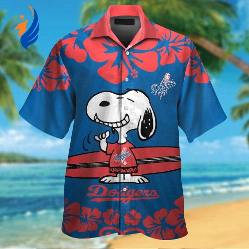 Los Angeles Dodgers & Snoopy Hawaiian Shirt: Add Team Spirit and Fun to Your Wardrobe! Los Angeles Dodgers & Snoopy Hawaiian Shirt: Add Team Spirit and Fun to Your Wardrobe!