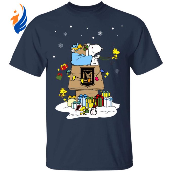 Get Festive with Los Angeles FC Santa Snoopy Christmas Shirt – Limited Edition