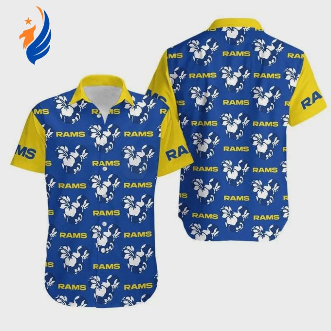 Get in the Game with Los Angeles Rams NFL Mickey And Flowers Hawaiian Shirt – Shop Now! Get in the Game with Los Angeles Rams NFL Mickey And Flowers Hawaiian Shirt – Shop Now!