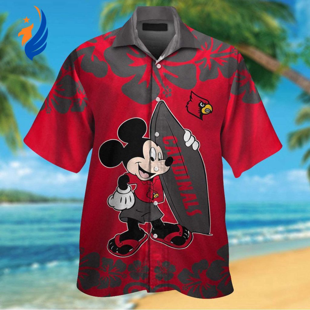 Shop the Stylish Louisville Cardinals & Mickey Mouse Hawaiian Shirt #3 – Perfect Blend of Sports and Disney Magic! Shop the Stylish Louisville Cardinals & Mickey Mouse Hawaiian Shirt #3 – Perfect Blend of Sports and Disney Magic!