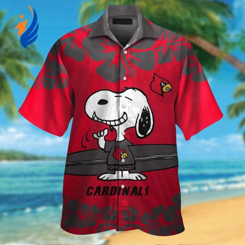 Louisville Cardinals & Snoopy Hawaiian Shirt – Stylish and Vibrant Apparel for Cardinals Fans Perfect for Game Day and Summer Events! Louisville Cardinals & Snoopy Hawaiian Shirt – Stylish and Vibrant Apparel for Cardinals Fans Perfect for Game Day and Summer Events!