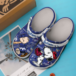 Love Los Angeles Baseball Team Snoopy Blue Clogs