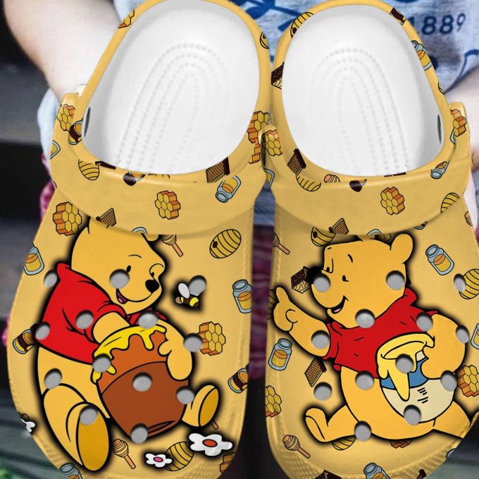 Lovely Clogs Winnie The Pooh Yellow Clogs Clogs Kids And Adults