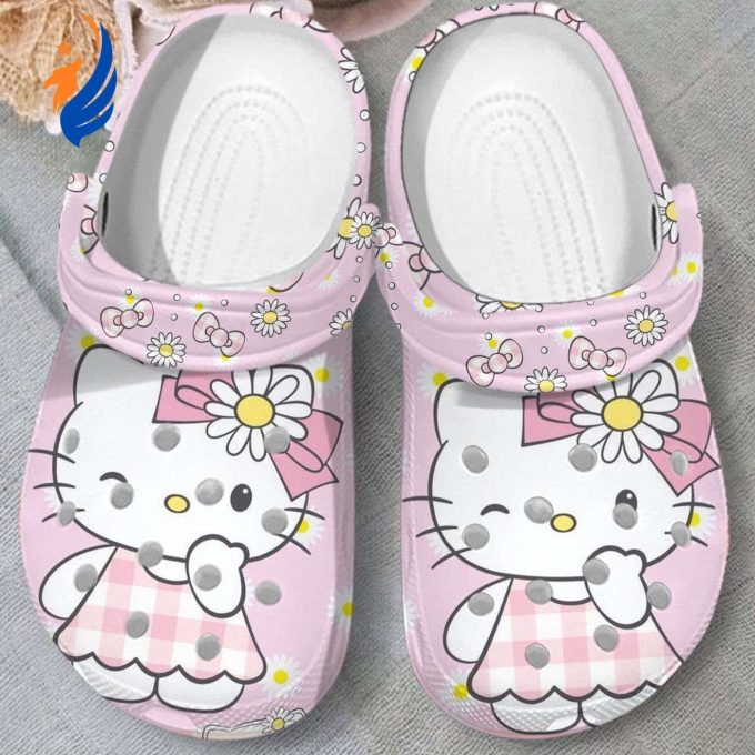 Lovely Hello Kitty And Daisy Flower Clogs Lovely Hello Kitty And Daisy Flower Clogs