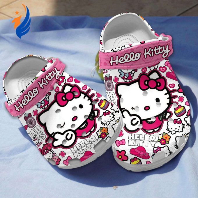 Lovely Hello Kitty Cartoon Clogs For Kids And Adults , Fun And Safe For Outdoor Play Lovely Hello Kitty Cartoon Clogs For Kids And Adults , Fun And Safe For Outdoor Play