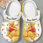 Lovely Winnie The Pooh White Clogs Lovely Winnie The Pooh White Clogs