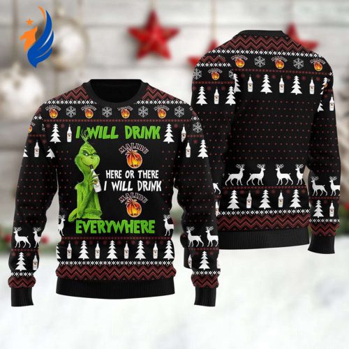 Get Festive with Malibu Grinches Ugly Sweater – Perfect for Holiday Parties! Get Festive with Malibu Grinches Ugly Sweater – Perfect for Holiday Parties!