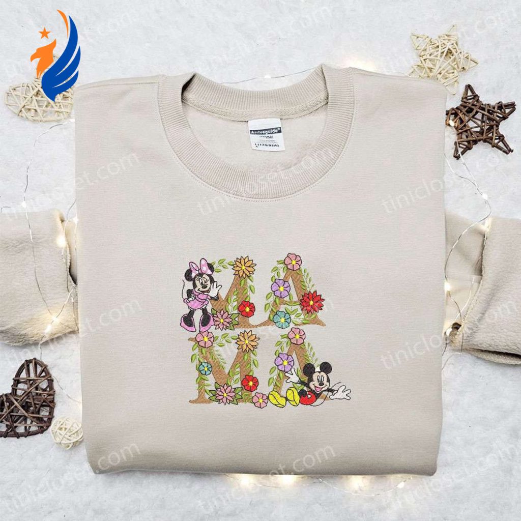 Mama Mickey & Minnie Flowers Shirt Disney Characters Hoodie – Best Mother’s Day Gift Mama Mickey & Minnie Flowers Shirt Disney Characters Hoodie – Best Mother’s Day Gift
