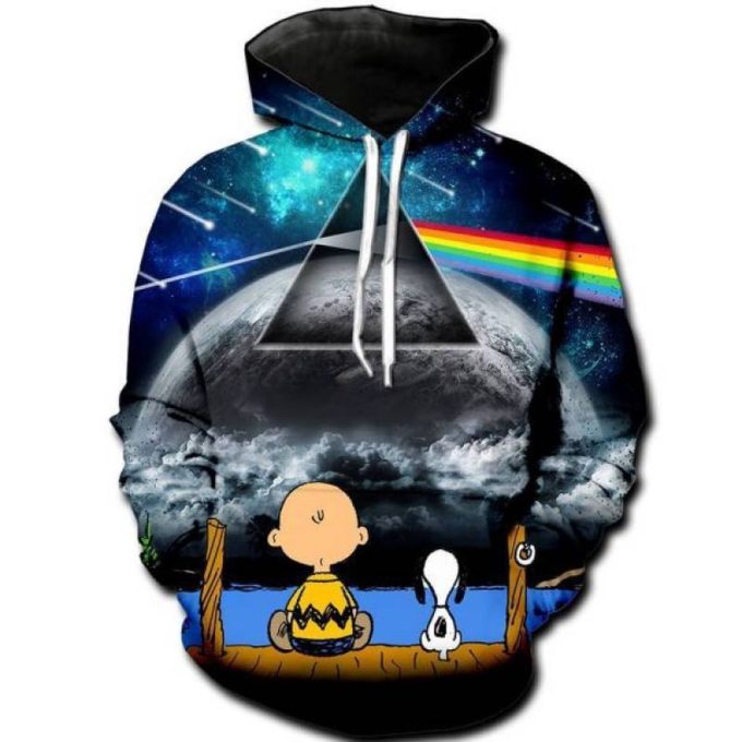Pink Floyd Snoopy Dark Side of The Moon 3D Hoodie for Men and Women – Stylish and Iconic Apparel