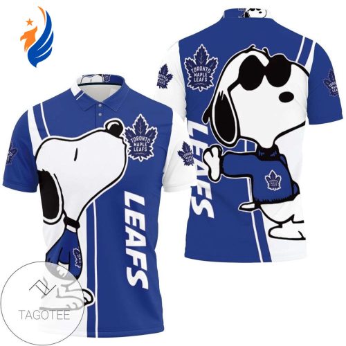 Mens & Womens Toronto Maple Leafs Snoopy Lover 3d Printed All Over Print Polo Shirt