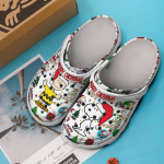 Merry Christmas Charlie Brown And Cute Snoopy Clogs For Kids And Adults