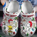 Merry Christmas Charlie Brown And Cute Snoopy Clogs For Kids And Adults
