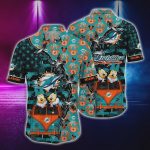 Shop the Trendy Miami Dolphins Mickey and Minnie Hawaiian Shirt – Perfect for Game Day!