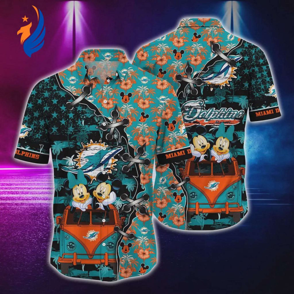 Shop the Trendy Miami Dolphins Mickey and Minnie Hawaiian Shirt – Perfect for Game Day! Shop the Trendy Miami Dolphins Mickey and Minnie Hawaiian Shirt – Perfect for Game Day!
