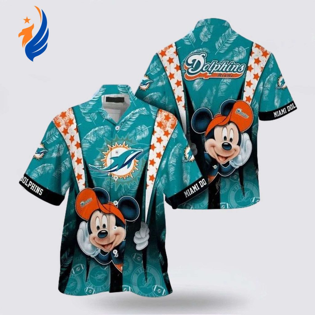 Show Your Miami Dolphins NFL Spirit with Our Mickey Mouse Hawaiian Shirt for Fans! Show Your Miami Dolphins NFL Spirit with Our Mickey Mouse Hawaiian Shirt for Fans!