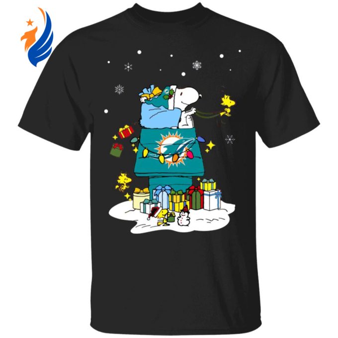 Get Festive with Miami Dolphins Santa Snoopy Shirt – Perfect Christmas Gift! Get Festive with Miami Dolphins Santa Snoopy Shirt – Perfect Christmas Gift!