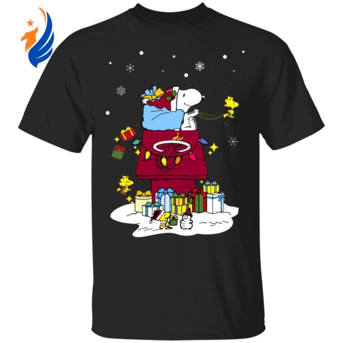 Get Festive with Miami Heat Santa Snoopy Christmas Shirt – Spread Cheer in Style! Get Festive with Miami Heat Santa Snoopy Christmas Shirt – Spread Cheer in Style!