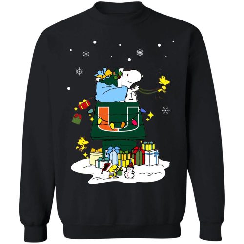 Get Festive with Miami Hurricanes Santa Snoopy Shirt – Wish You a Merry Christmas! Get Festive with Miami Hurricanes Santa Snoopy Shirt – Wish You a Merry Christmas!
