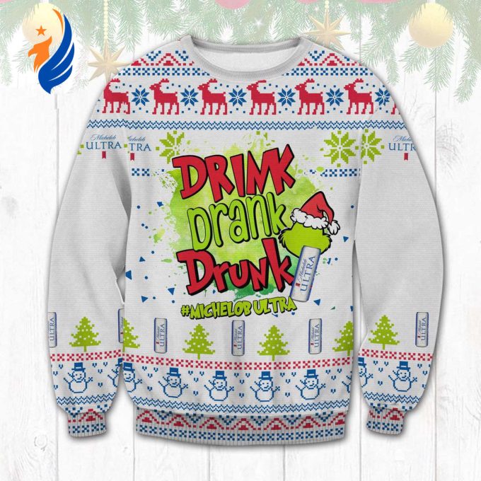 Get Festive with Michelob Ultra Grinches Ugly Sweater – Perfect Holiday Attire for Beer Lovers! – Gift for Men Women Get Festive with Michelob Ultra Grinches Ugly Sweater – Perfect Holiday Attire for Beer Lovers! – Gift for Men Women
