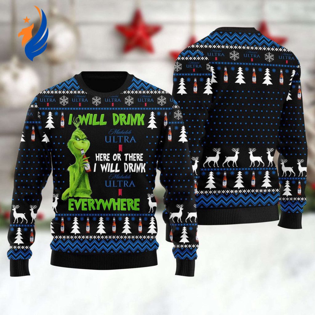 Get Festive with Michelob Ultra Grinch Ugly Sweater – Perfect for Any Holiday Gathering! Get Festive with Michelob Ultra Grinch Ugly Sweater – Perfect for Any Holiday Gathering!